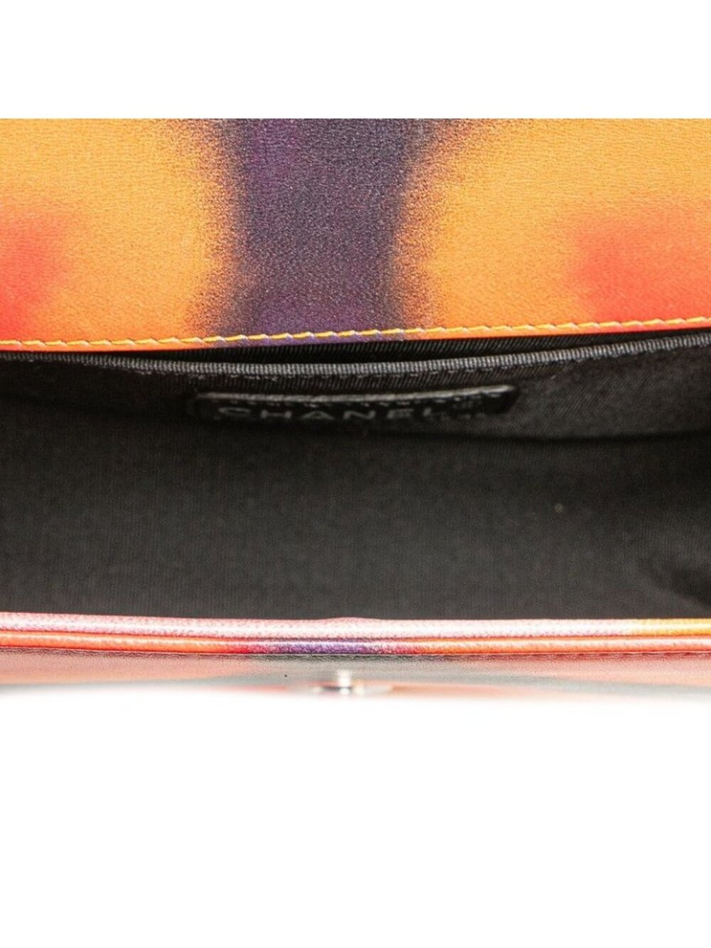 Chanel CC Logo Boy Chain Shoulder Bag Pink Multicolor Lambskin - Picture 6 of 9